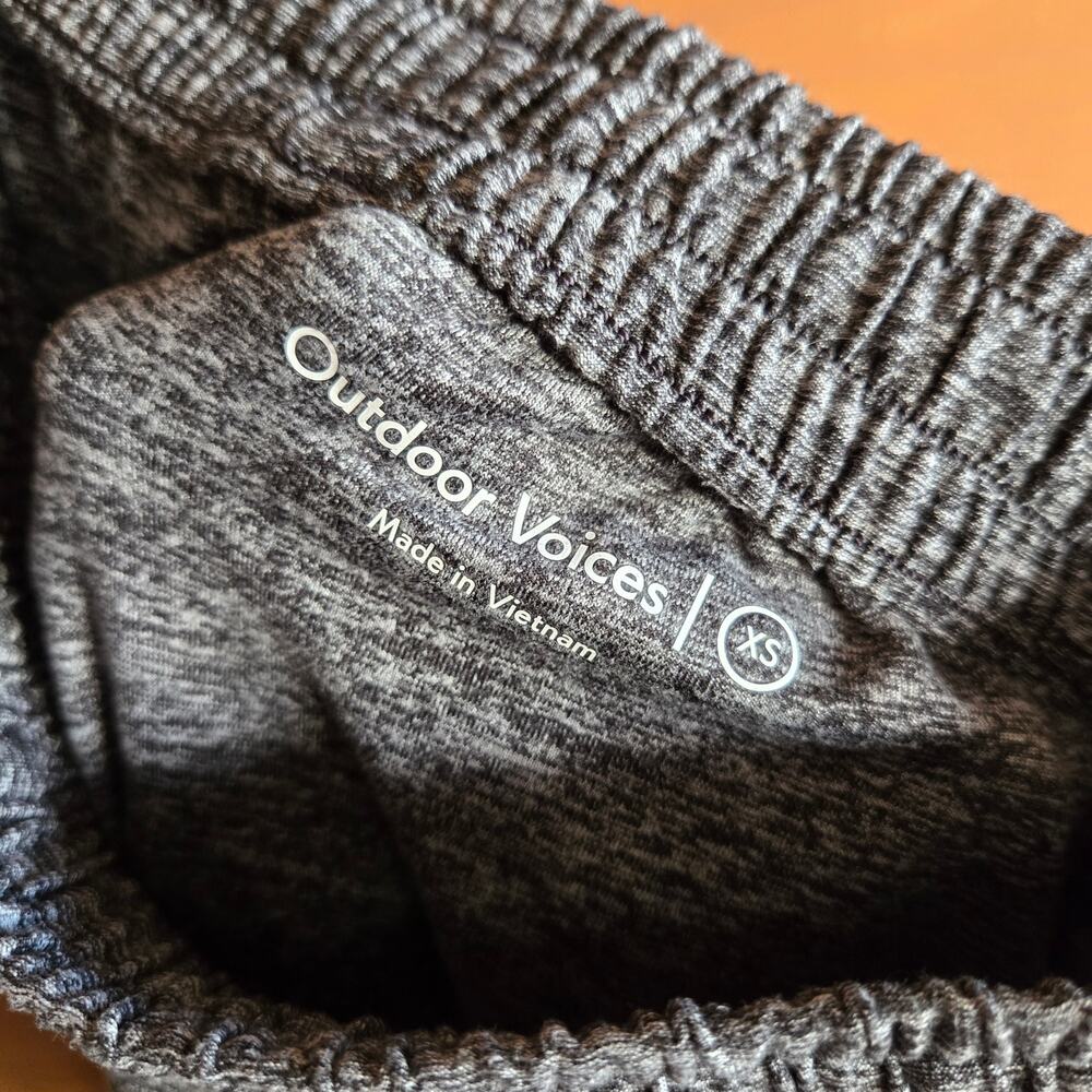 Outdoor Voices Cloudknit All Day Sweatpant Slim Heather Grey XS Soft Athleisure - Picture 3 of 6